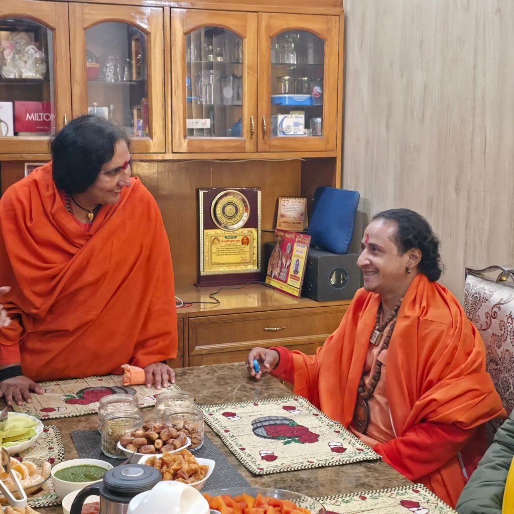 Spiritual fellowship at Gau Darshan Dham