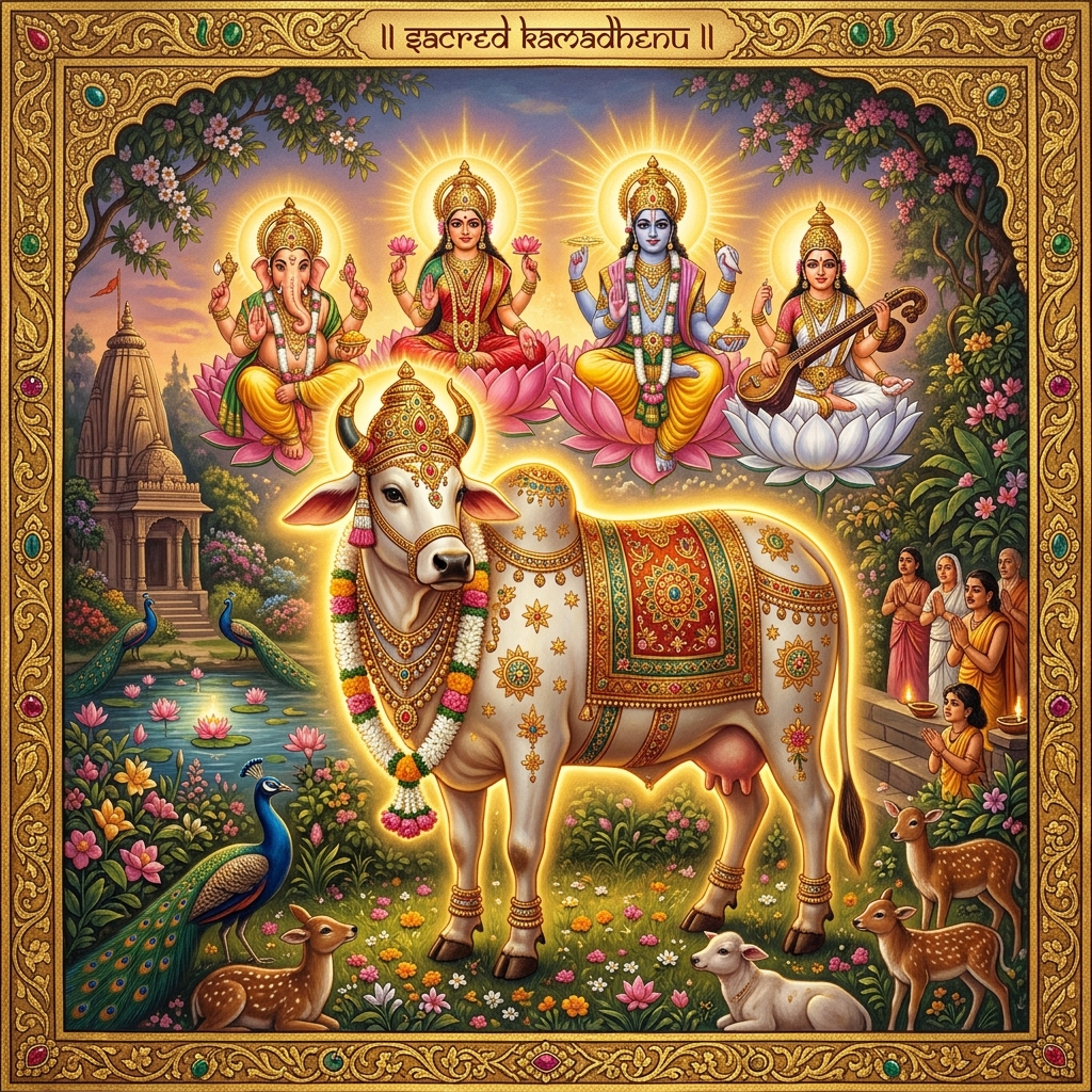 गौमाता में ३३ कोटि देवी-देवताओं का निवास