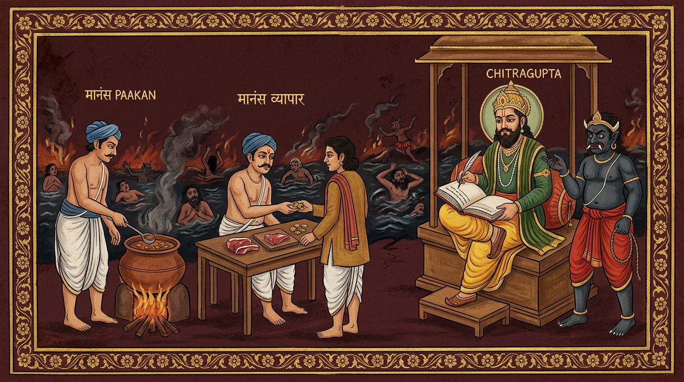 गौ मांस बेचने/पकाने वाला