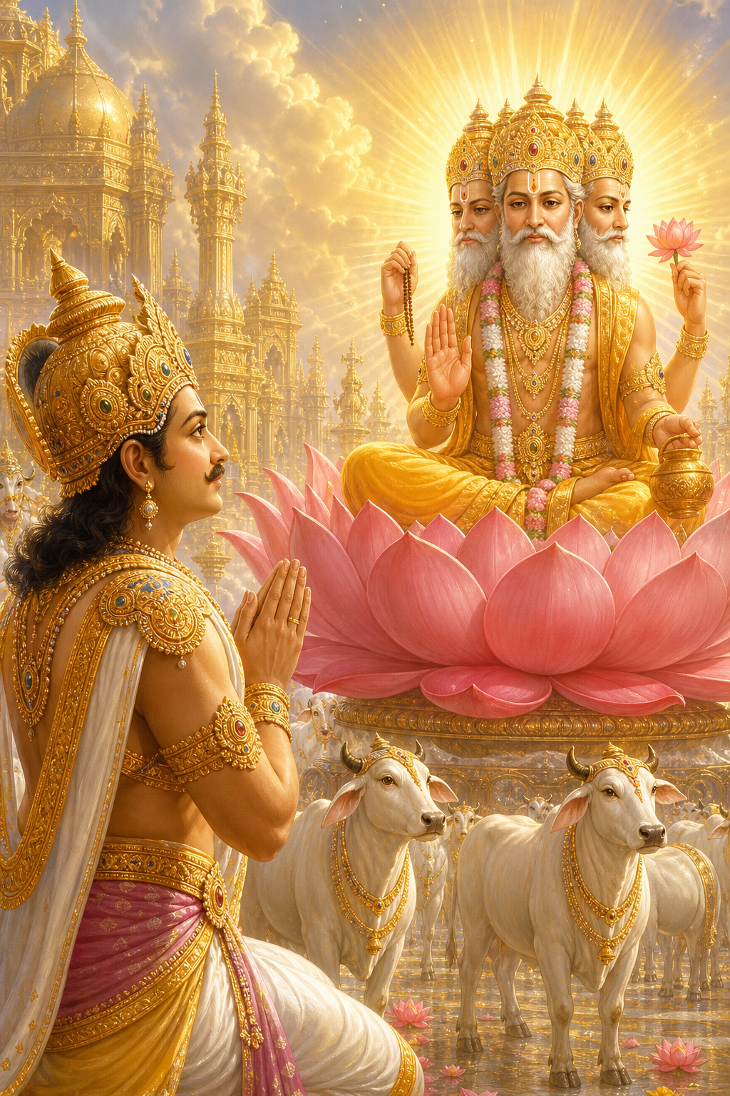 इंद्र और ब्रह्मा जी का संवाद — Dialogue of Indra and Lord Brahma